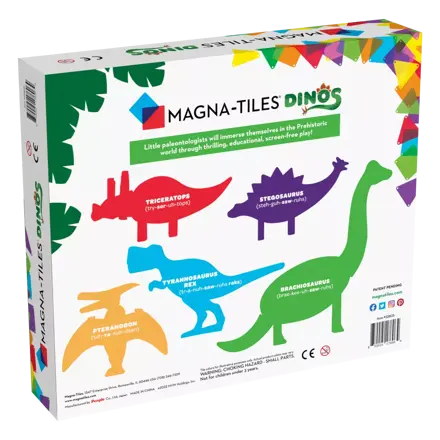 Magnetická stavebnica Dinos 5 dielov